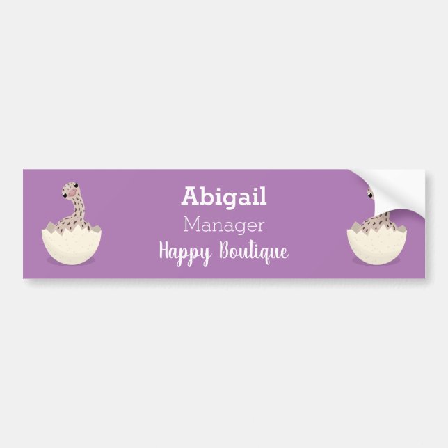 Tecknad av  för utkläckning av strutsar i baby bildekal (Framsidan)