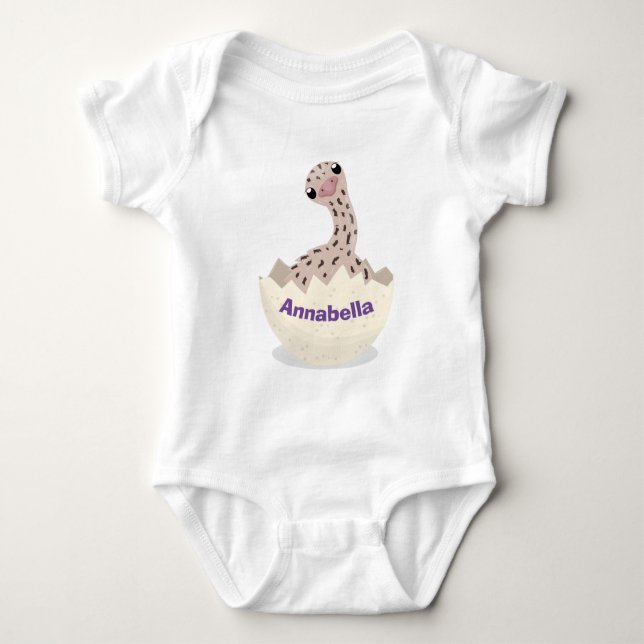 Tecknad av  för utkläckning av strutsar i baby t shirt (Framsida)