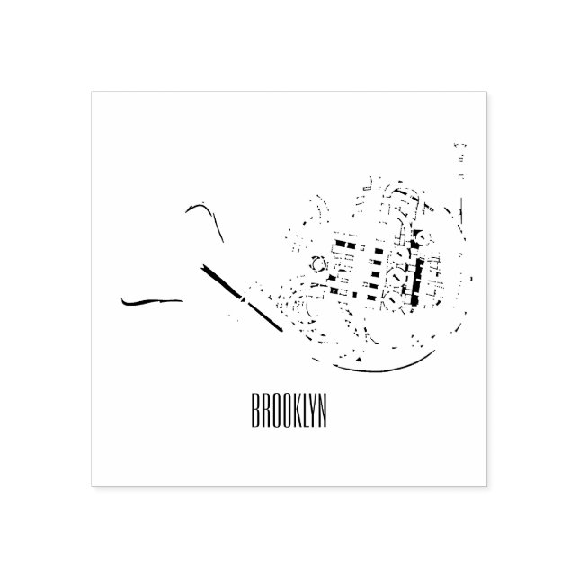 tecknad av franskens horn stämpel (Tryck)