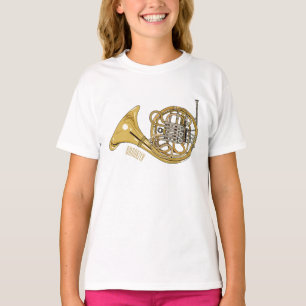 tecknad av franskens horn t shirt