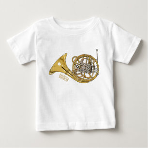 tecknad av franskens horn t shirt