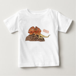 Tecknad av Frilled-nacke-ödla T Shirt