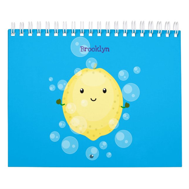 Tecknad av frukt, grönsaker och växter kalender (Omslag)