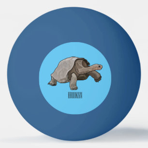 Tecknad av Galapagos sköldpadda Pingisboll