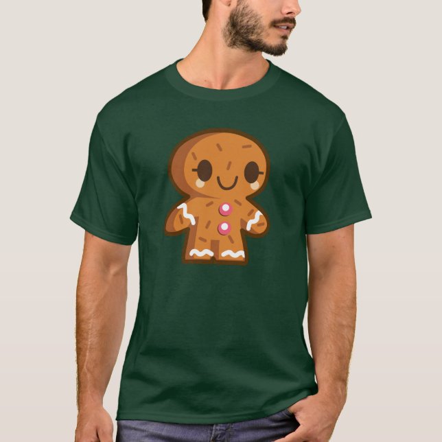 Tecknad av Gingerman-animerad Tee Shirt (Framsida)