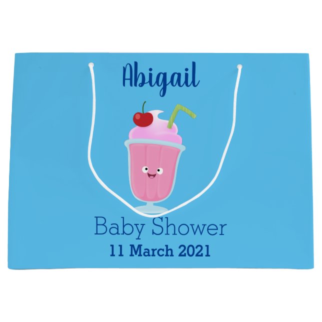 Tecknad av gräddfil för jordgubbsbär (Framsidan)