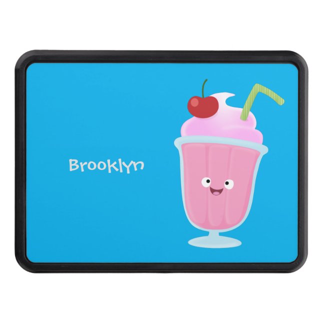 Tecknad av gräddfil för jordgubbsbär dragkroksskydd (Framsidan)