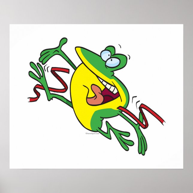 tecknad av grodkorsning avslutar poster (Framsidan)