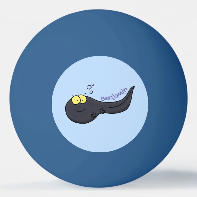 Tecknad av grodyngel för matta med roligt pingisboll (Framsidan)