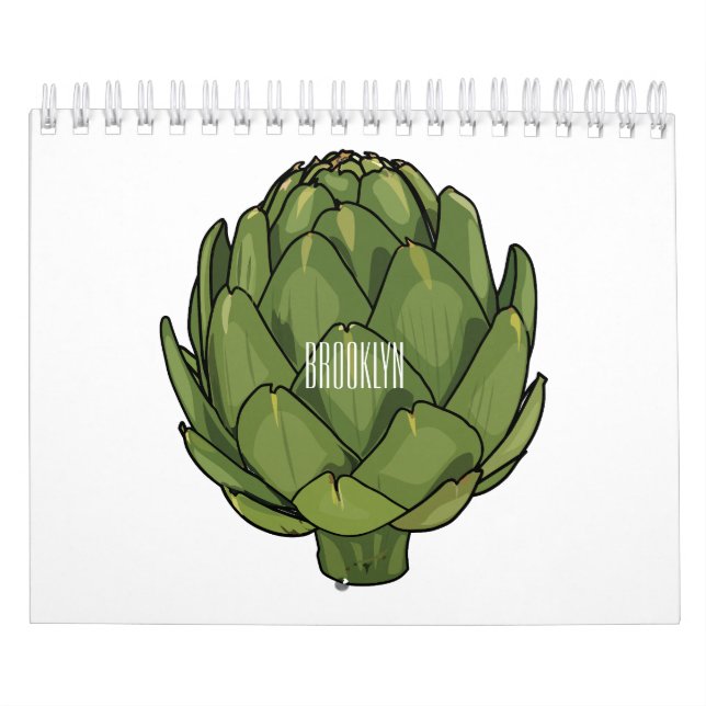 Tecknad av grönsaker och frukt kalender (Omslag)