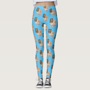 Tecknad av grov kollision leggings