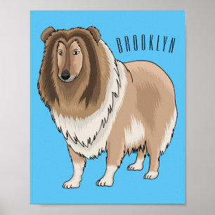 Tecknad av grov kollision poster