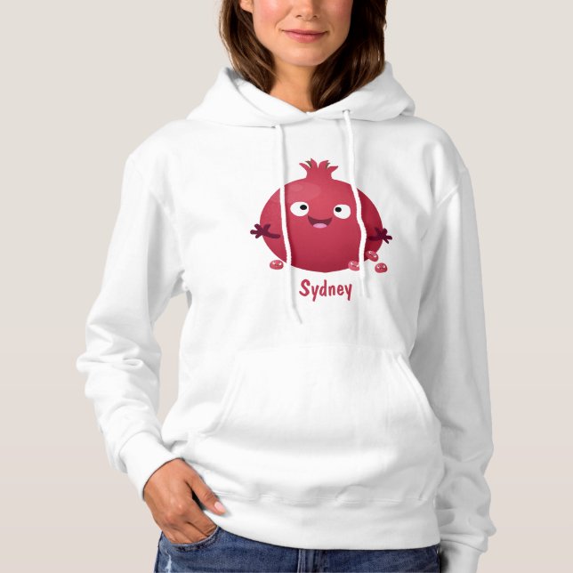 Tecknad av grumlig frukt i lycklig t shirt (Framsida)