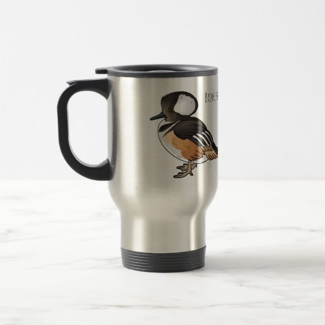 Tecknad av häckad häcksaft resemugg (Vänster)