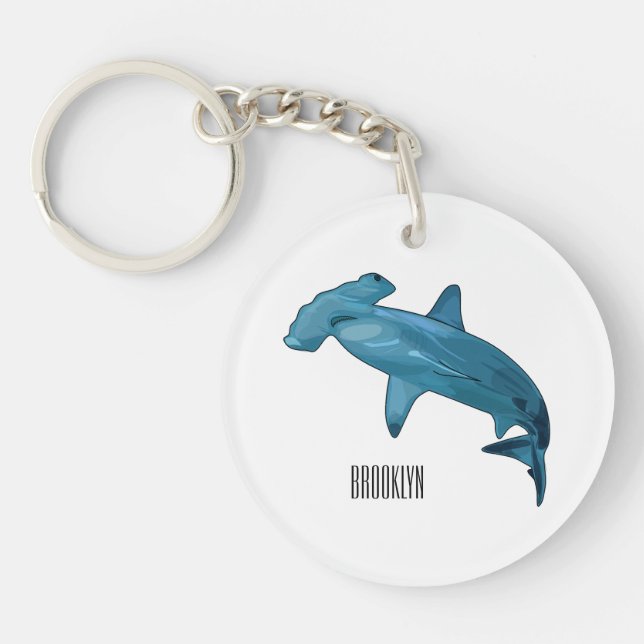 Tecknad av hammerhead shark (Framsidan)