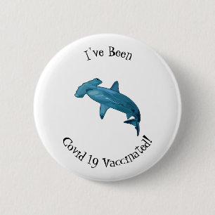 Tecknad av hammerhead shark knapp