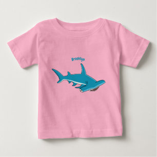 Tecknad av hammerhead shark t shirt