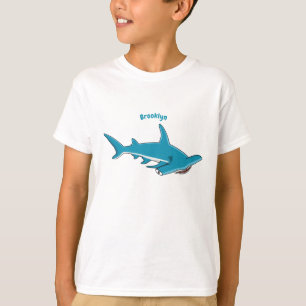 Tecknad av hammerhead shark t shirt