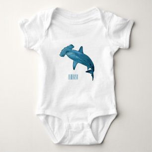 Tecknad av hammerhead shark t shirt