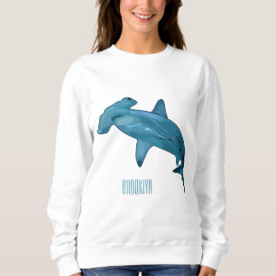 Tecknad av hammerhead shark t shirt