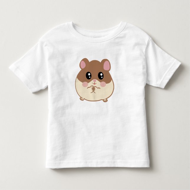 tecknad av hamster t shirt (Framsida)
