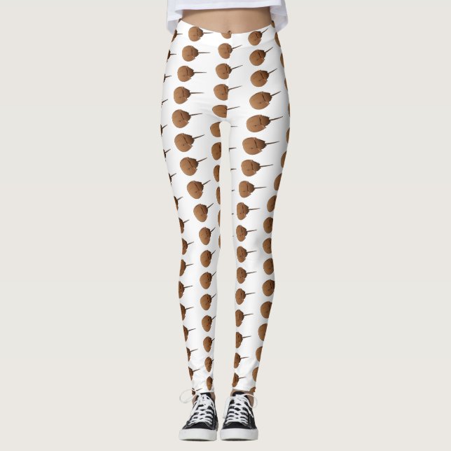 Tecknad av hästkrabba leggings (Framsida)