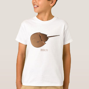 Tecknad av hästkrabba t shirt