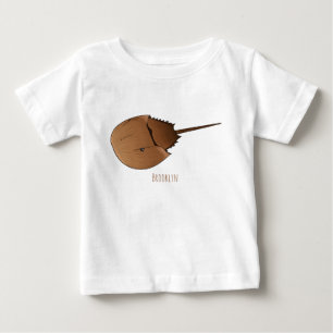 Tecknad av hästkrabba t shirt