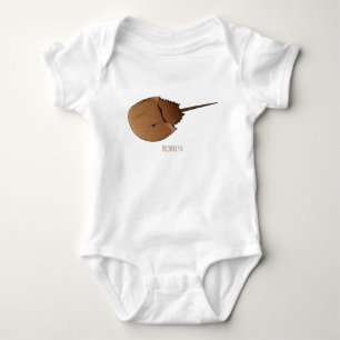 Tecknad av hästkrabba t shirt
