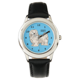 Tecknad av Havanese hund Armbandsur