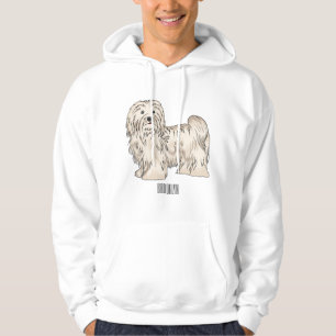 Tecknad av Havanese hund Hoodie