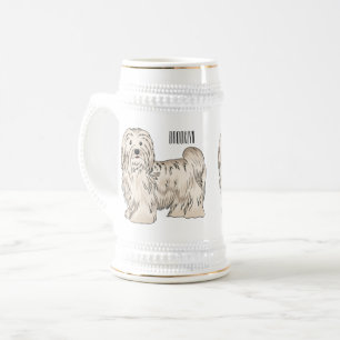 Tecknad av Havanese hund Sejdel