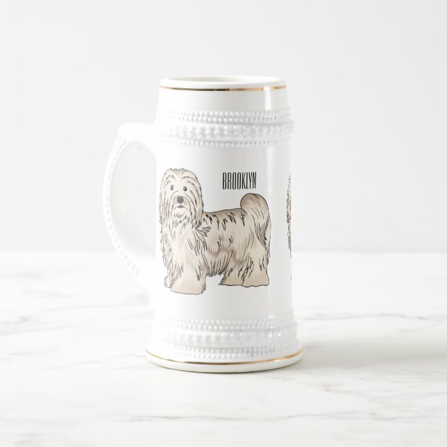 Tecknad av Havanese hund Sejdel (Framsida vänster)