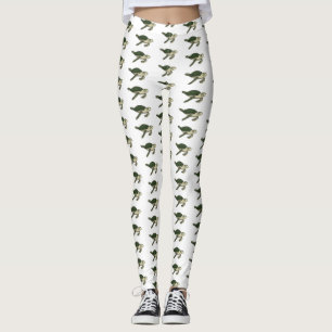 Tecknad av havssköldpadda leggings