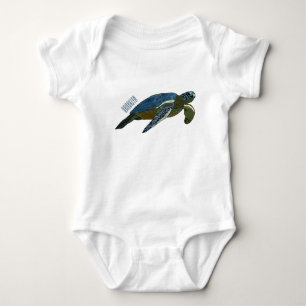 Tecknad av havssköldpadda t shirt