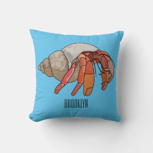 Tecknad av Hermit krab Kudde