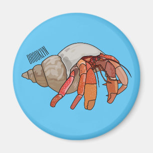 Tecknad av Hermit krab Magnet