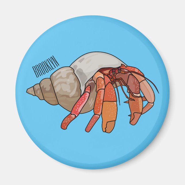 Tecknad av Hermit krab Magnet (Framsidan)