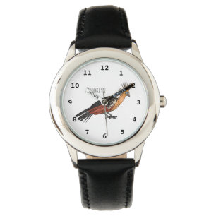 Tecknad av hoatzin-fågel armbandsur