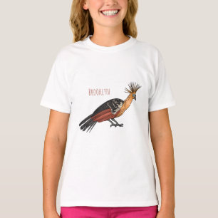 Tecknad av hoatzin-fågel t shirt