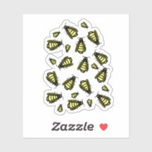 Tecknad av honungsbin i Cute Swarme