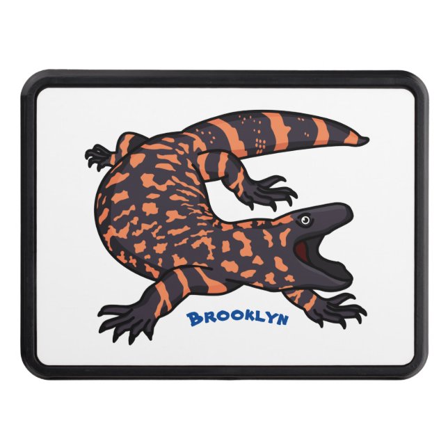 tecknad av hungrig gylasmonodödla dragkroksskydd (Framsidan)