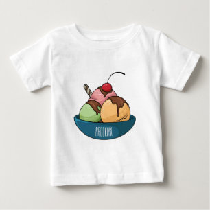 Tecknad av iskräm t shirt