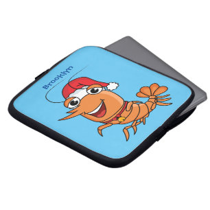 Tecknad av jakträka i Cute lycklig Laptop Fodral