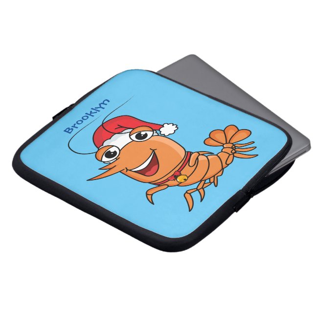 Tecknad av jakträka i Cute lycklig Laptop Fodral (Framsida topp)