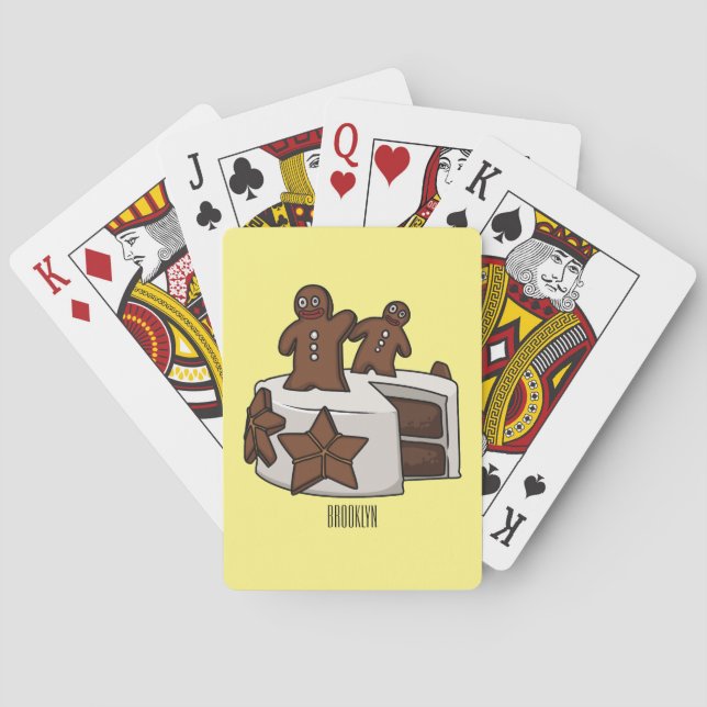 Tecknad av kakor casinokort (Baksidan)