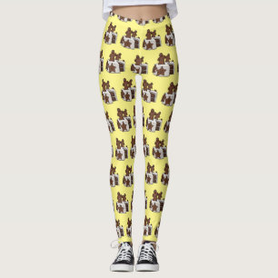 Tecknad av kakor leggings