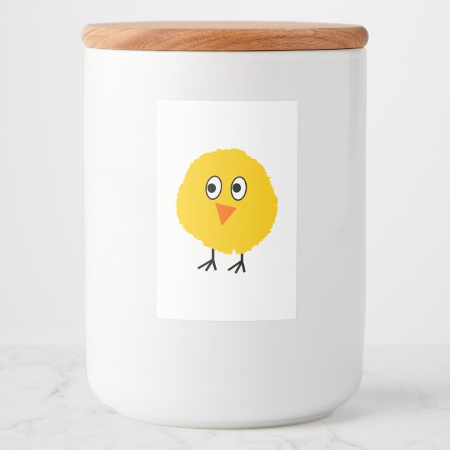 Tecknad av kål mat etikett (Framsida)