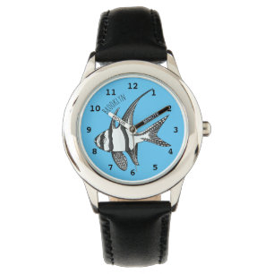 Tecknad av kardinalfisk i Banggai Armbandsur
