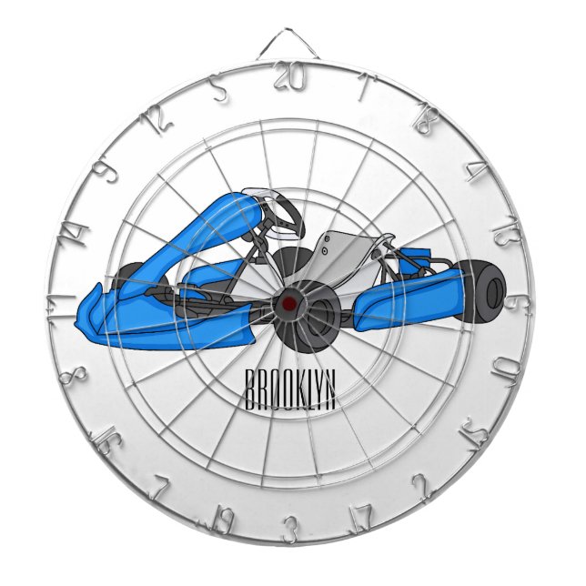 Tecknad av Kart-tävla Darttavla (Framsidan)